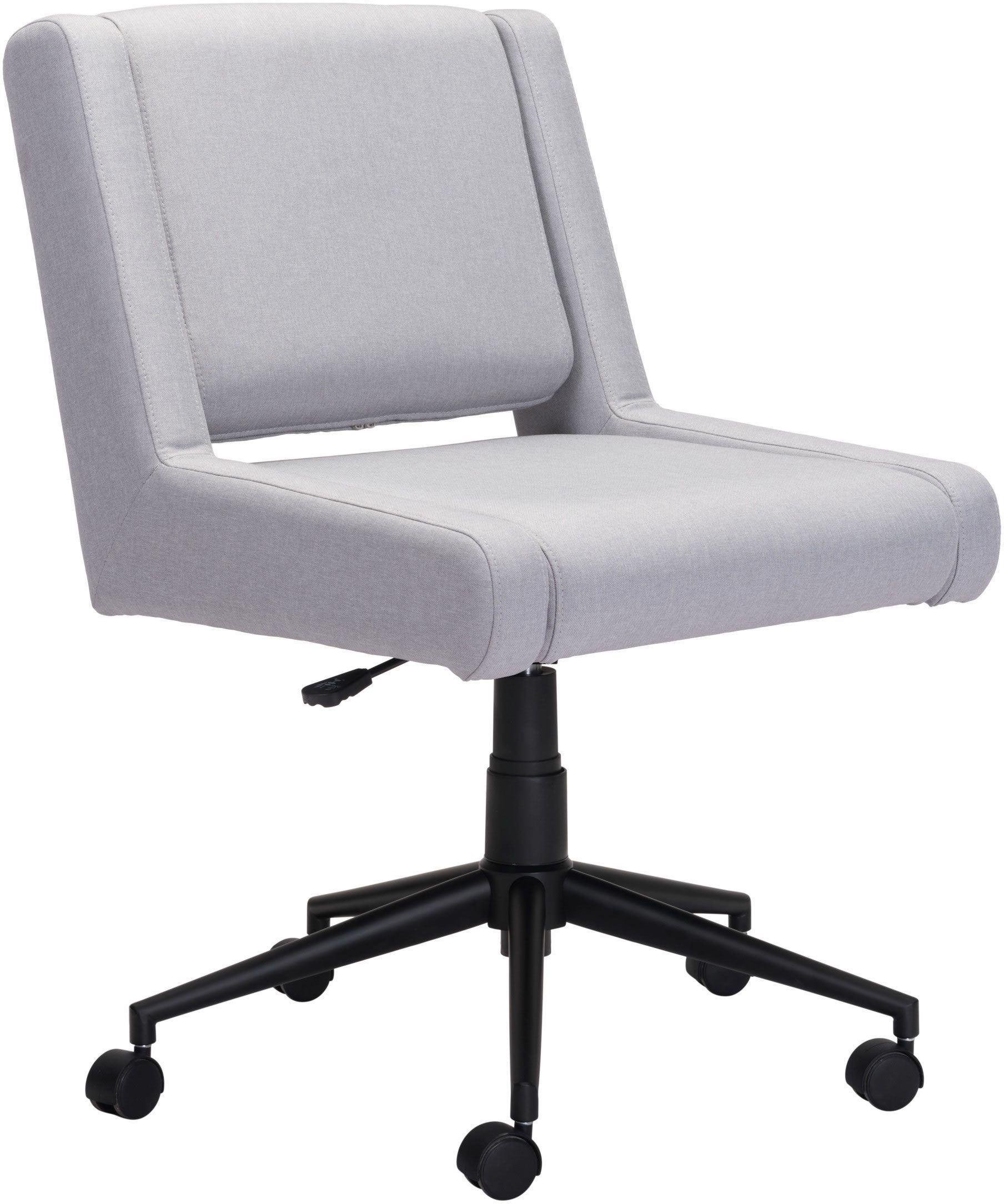 Zuo Modern Brix Office Chair (Light Gray) - 100963 ...